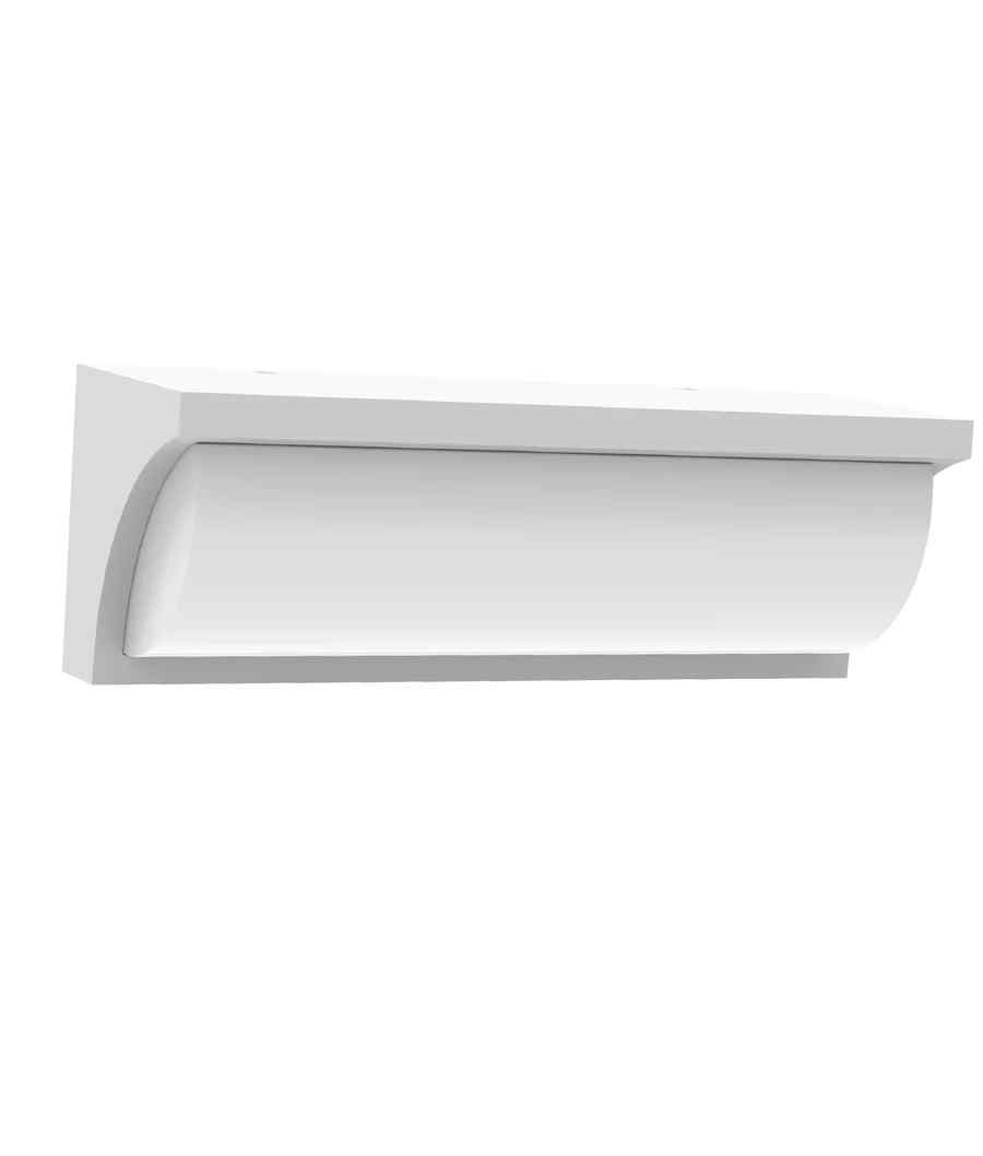 CLA REPISATRI: Exterior LED Tri-CCT Curved Wedge Surface Mounted Wall Lights IP65 - Image 4