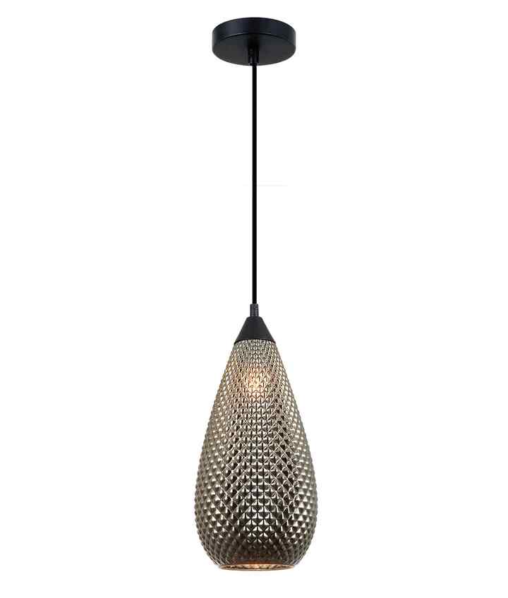 CLA RICTUS: Bohemian Glass with Quadrilateral Segments Tear Drop Shape Pendant Lights - Image 3