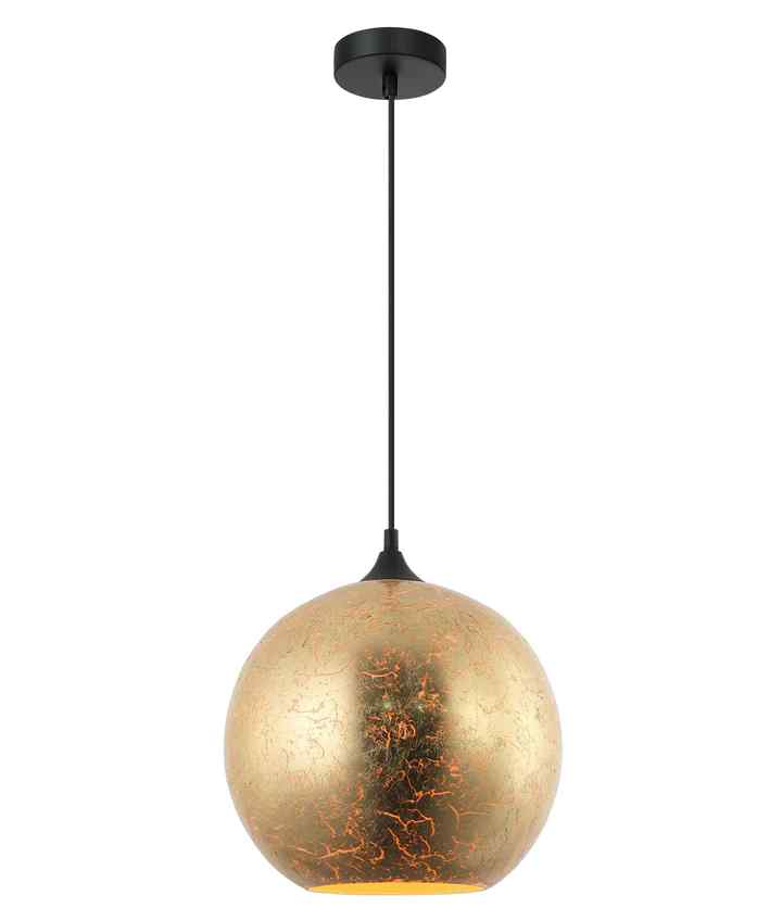 CLA ROCHE: Interior Wine Glass Shape Matte Gold / Chrome Glass Pendant Lights
