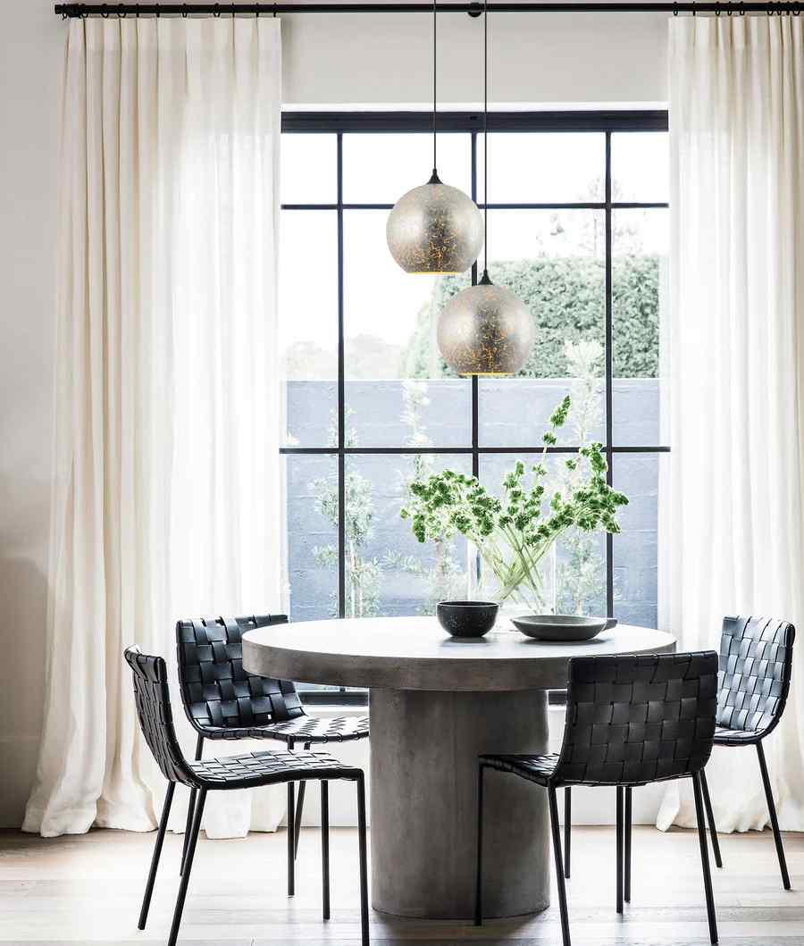 CLA ROCHE: Interior Wine Glass Shape Matte Gold / Chrome Glass Pendant Lights - Image 7