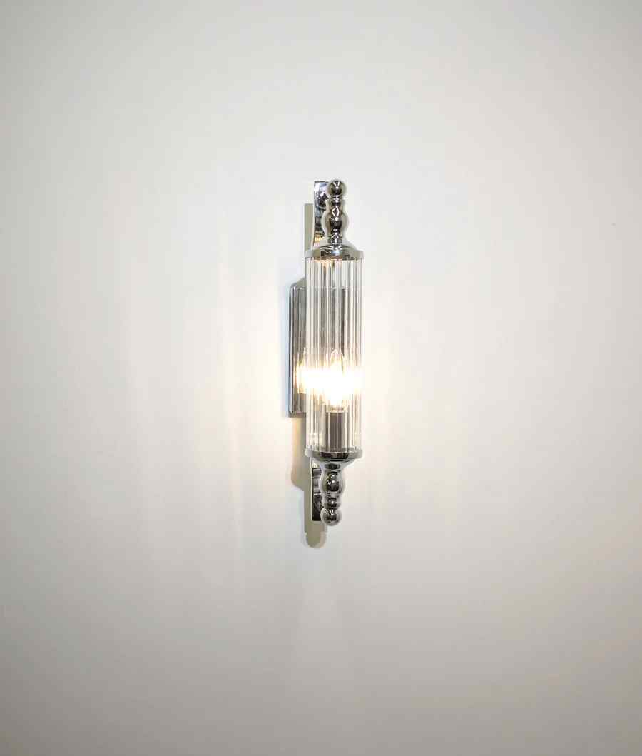 CLA RODILLO: Interior Tubular Clear Glass Wall Lights - Image 5