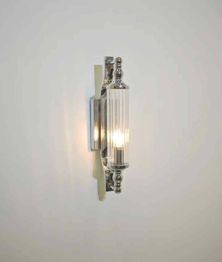 CLA RODILLO: Interior Tubular Clear Glass Wall Lights - Image 6
