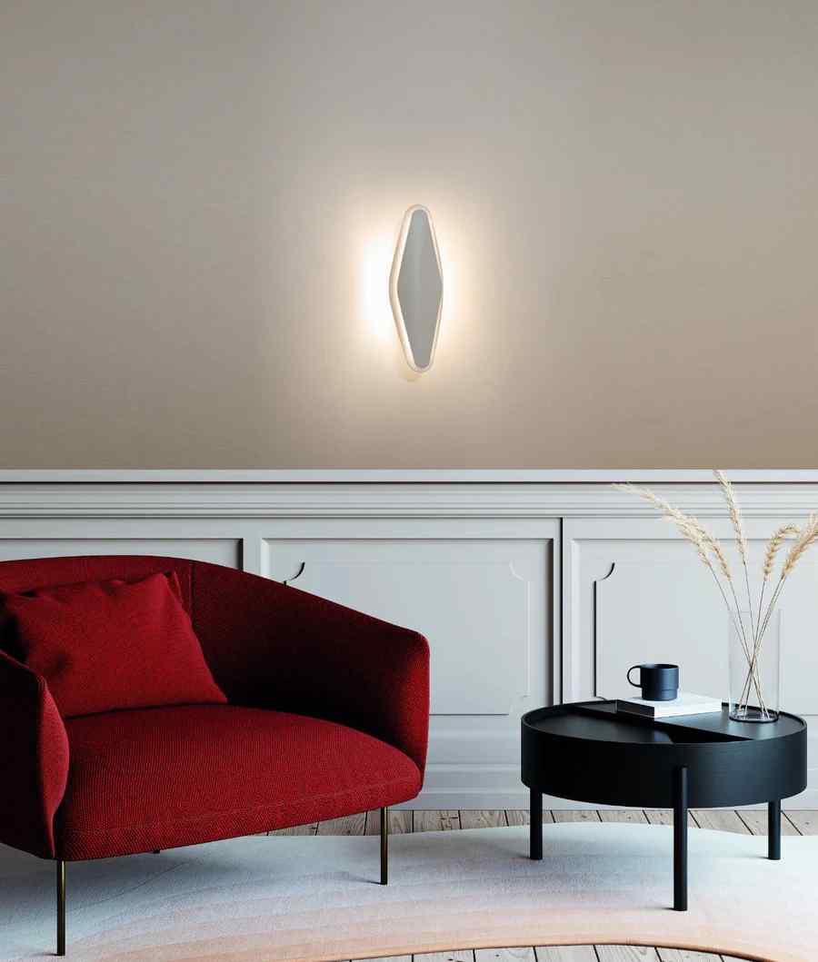CLA SANTIAGO: City Series LED Tri-CCT Interior Oval Dimmable Wall Light - Image 2