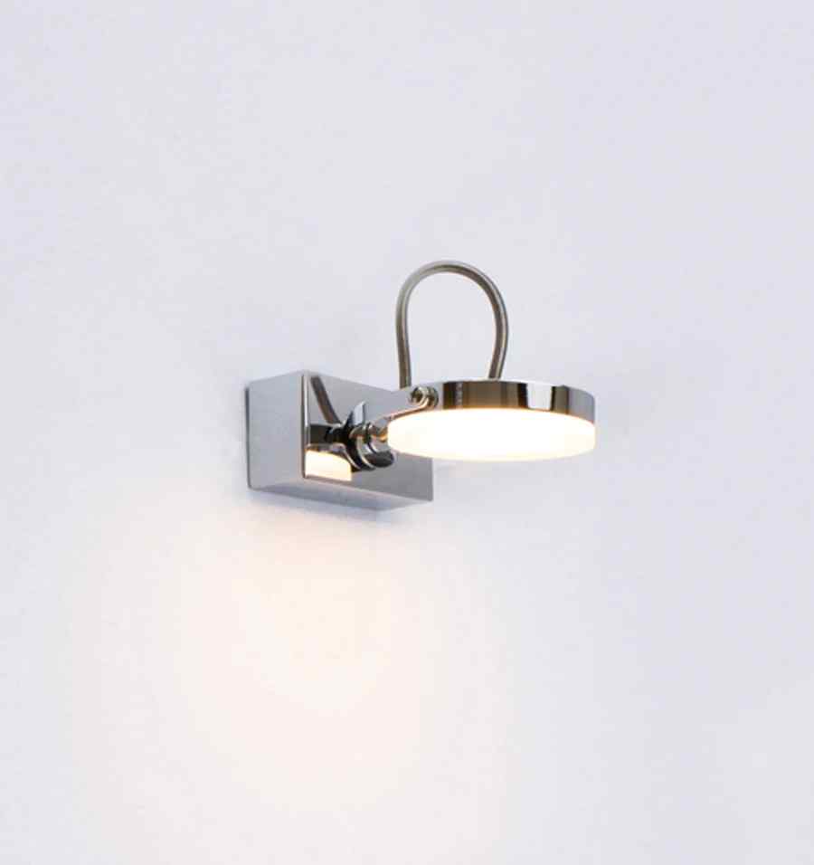CLA SEATTLE: City Series LED Interior Single Adjustable Chrome Wall Light - Image 2