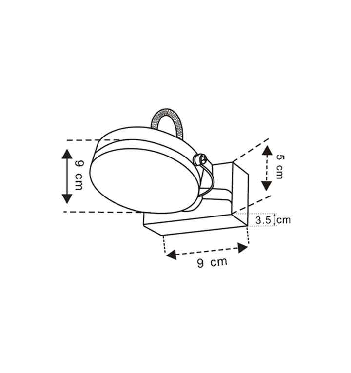 CLA SEATTLE: City Series LED Interior Single Adjustable Chrome Wall Light - Image 3