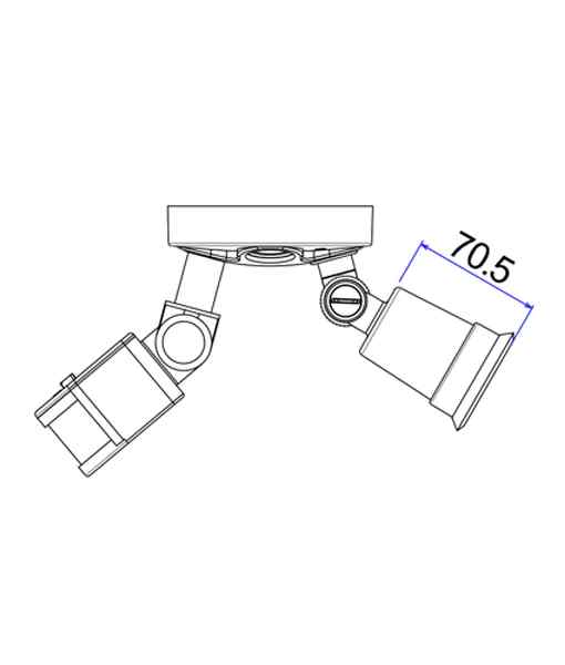 CLA SEC: Surface Mounted LED PAR30 Security Lights IP44 - Image 4