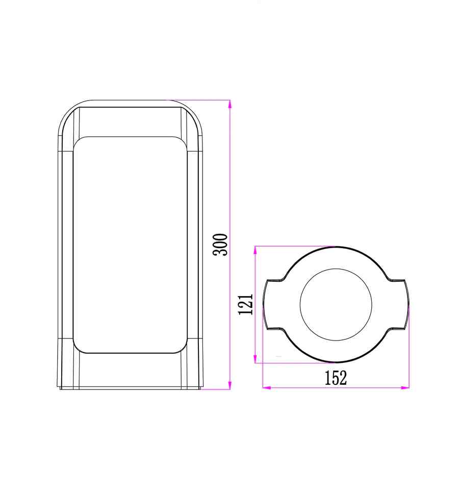 CLA SEKER: LED Surface Mounted Bollard Lights IP65 - Image 5
