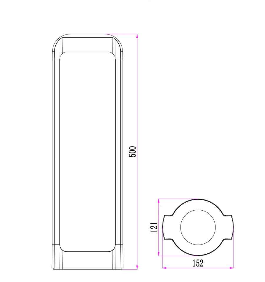 CLA SEKER: LED Surface Mounted Bollard Lights IP65 - Image 6