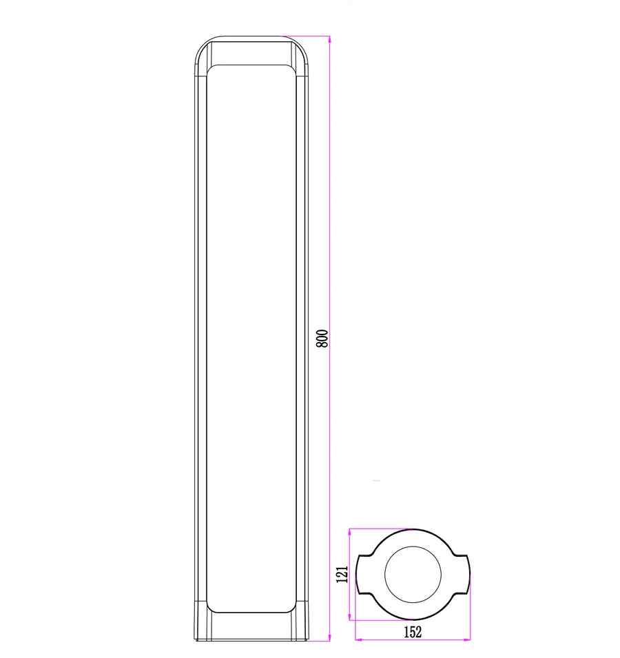 CLA SEKER: LED Surface Mounted Bollard Lights IP65 - Image 7