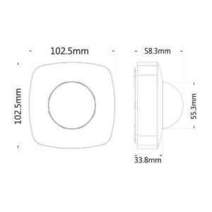 CLA SENS005: Infrared Surface Mounted Motion Sensors IP20