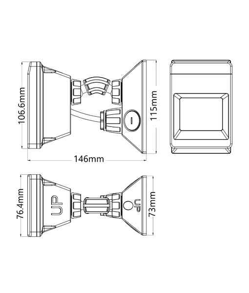 CLA SENS007-008: Adjustable Infrared Surface Mounted Motion Sensors IP66 - Image 2