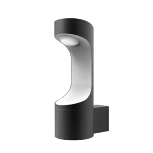 CLA SETH: Exterior LED Matt Black Surface Mounted Wall Light IP54