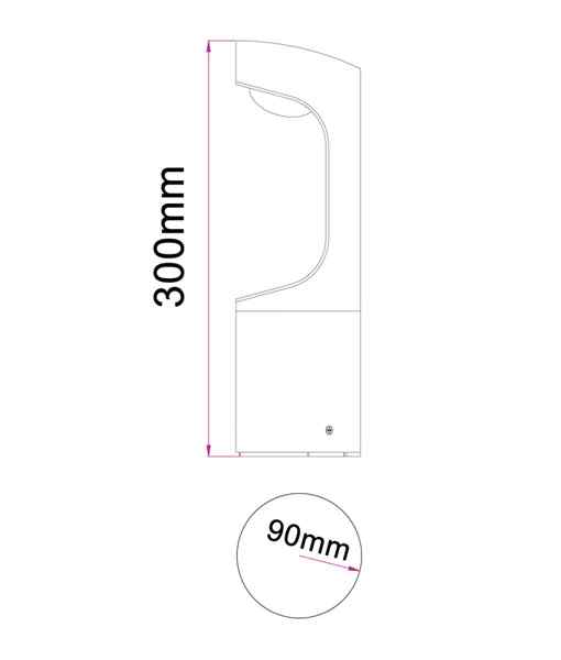 CLA SETH: LED Surface Mounted Bollard Lights IP54 - Image 2