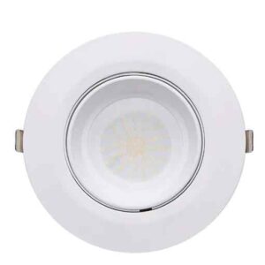CLA SHOPTRI01: LED Dual Power & Tri-CCT Gimbal White Recessed Shop Lighter