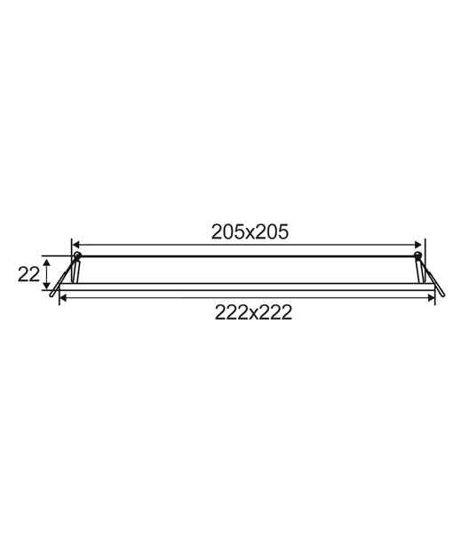 CLA SLICKTRI: LED Dimmable Ultra Slim Tri-CCT Recessed Downlights (Square) - Image 6