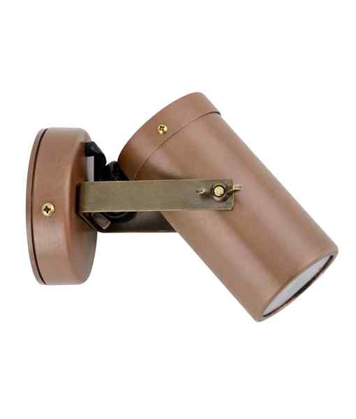 CLA MR16 Exterior Adjustable Head Aged Copper Pillar Spot light IP54 - Image 2