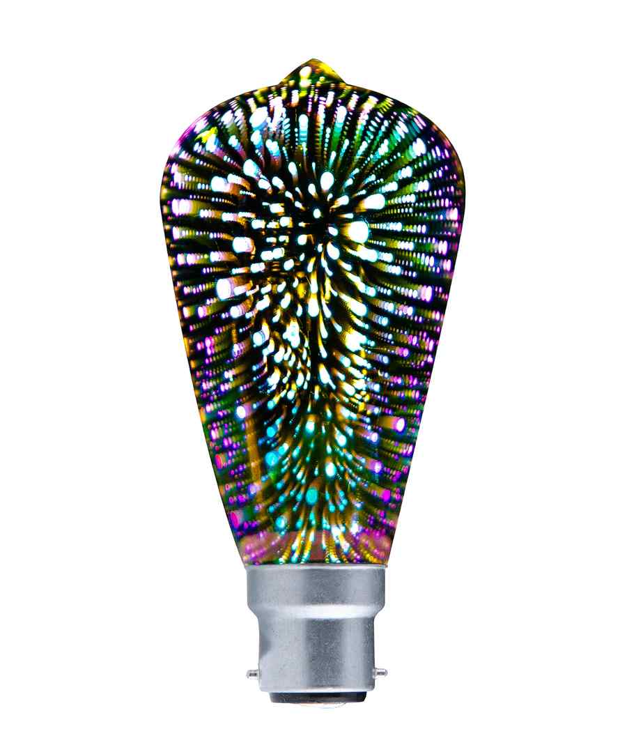 CLA SPECTRA: ST57 LED Firework Effect Decorative Globes (4W)