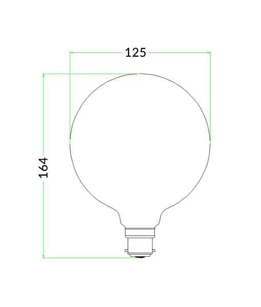 CLA SPECTRA: G125 LED Firework Effect Decorative Globes (4W) - Image 3