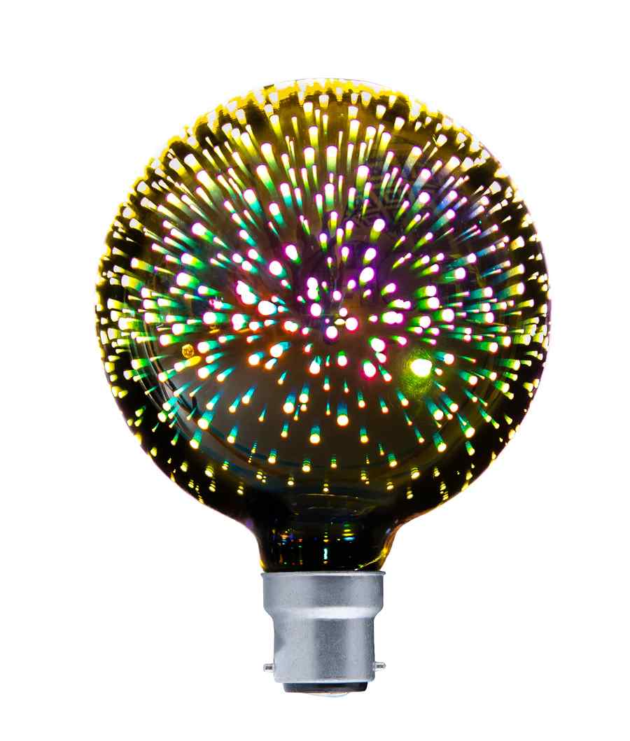 CLA SPECTRA: G125 LED Firework Effect Decorative Globes (4W) - Image 2