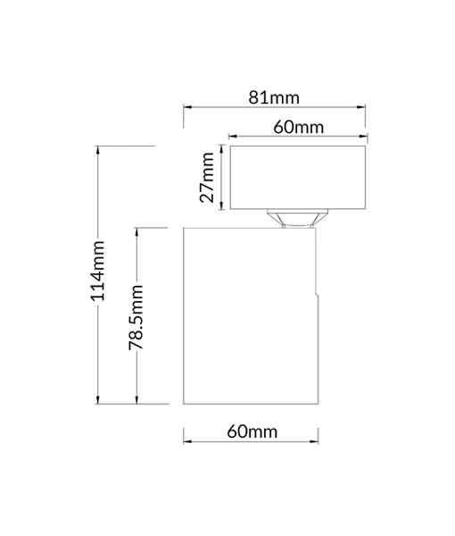 CLA SPOT: Interior GU10 1 Light Adjustable Round Base Surface Mounted Spot Lights - Image 2