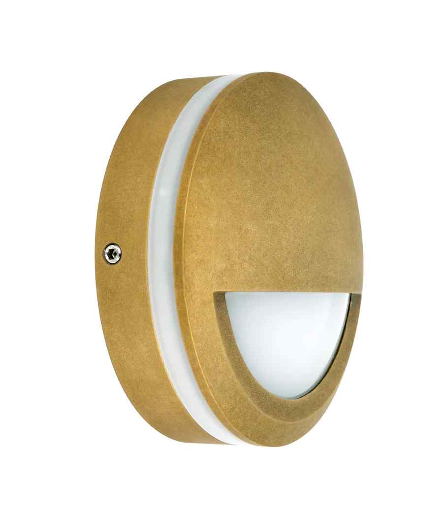 CLA STE: Exterior LED 12V/240V Antique Brass Eyelid/Round Step/Wall Lights IP65 - Image 3