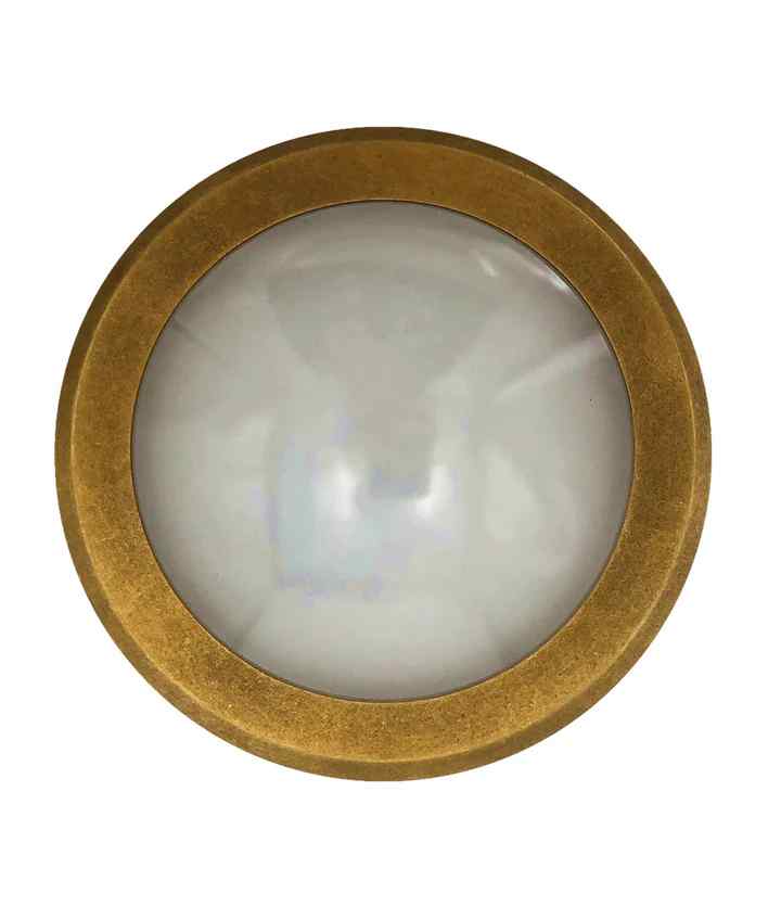 CLA STE: Exterior LED 12V/240V Antique Brass Eyelid/Round Step/Wall Lights IP65 - Image 4