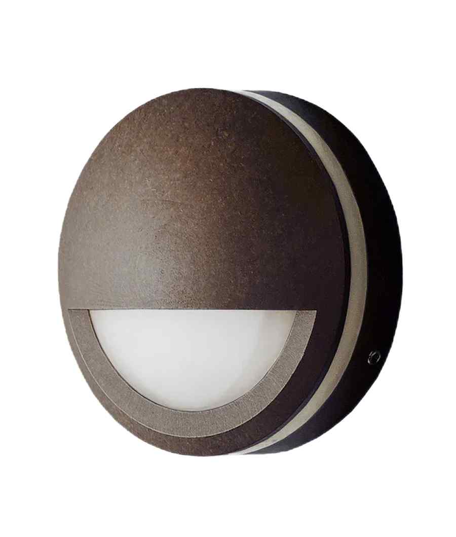 CLA STE: Exterior LED 12V Aged Brass Eyelid Step/Wall Lights IP65 - Image 2