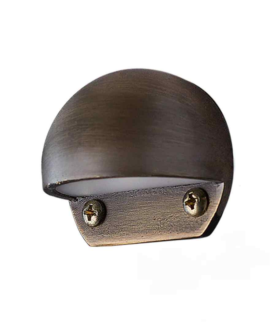 CLA STE: Exterior LED 12V Bronze/ Brass Eyelid Step / Wall Lights IP65 - Image 4