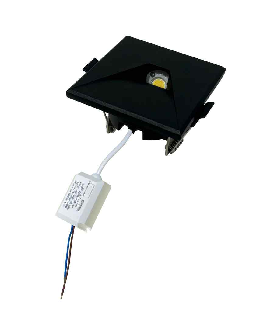 CLA Interior LED Tri-CCT Recessed Square Step Lights