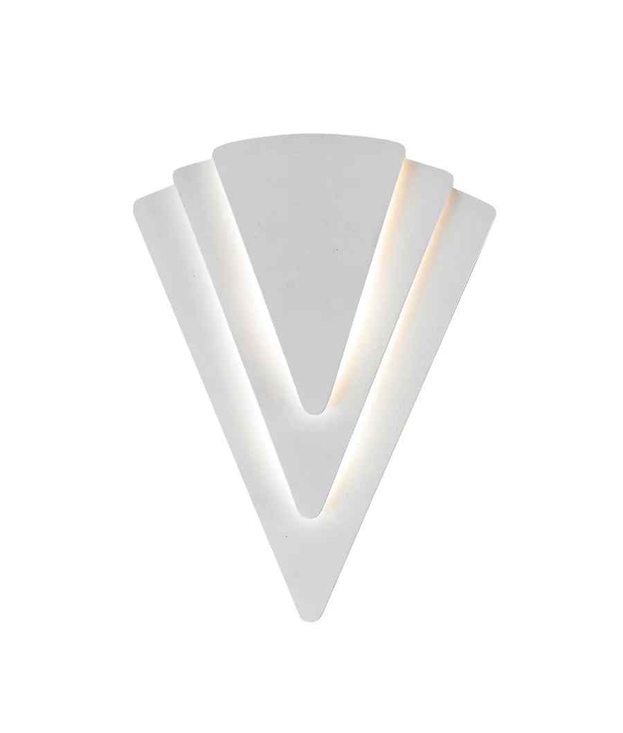 CLA SURAT: City Series LED Dual-CCT Interior Triangular Dimmable Wall Light