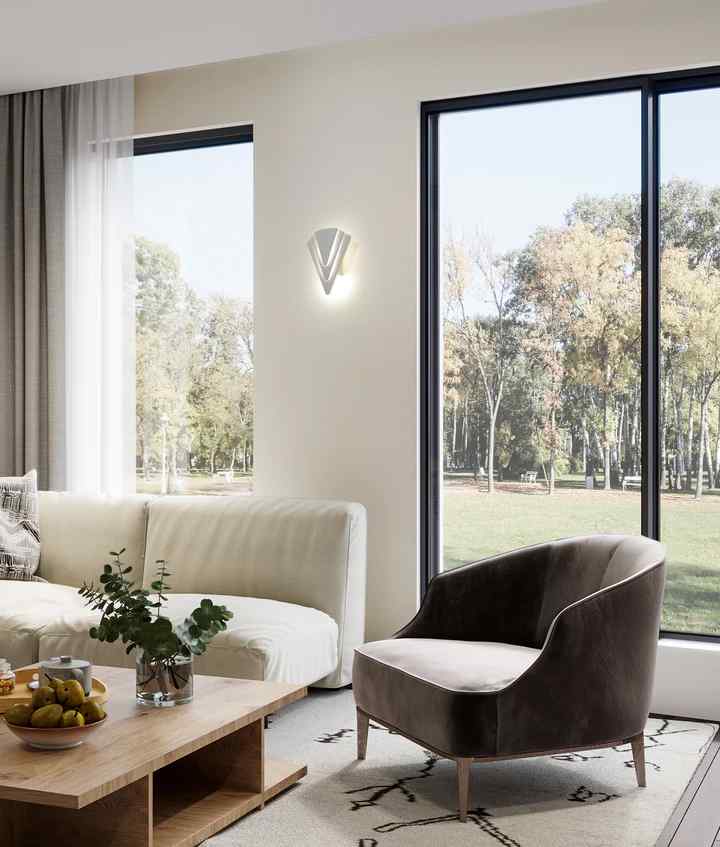 CLA SURAT: City Series LED Dual-CCT Interior Triangular Dimmable Wall Light - Image 3