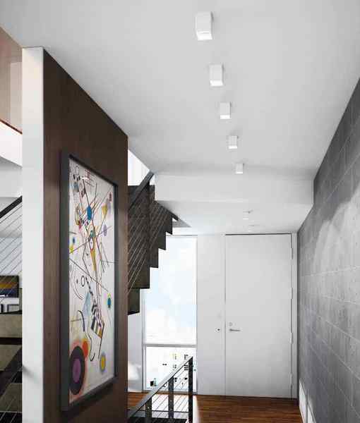 CLA SURFACE: GU10 Square Gimbal Surface Mounted Ceiling Downlights - Image 2