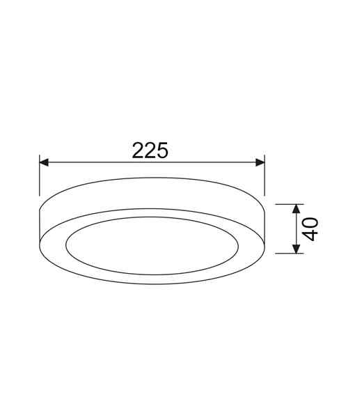 CLA SURFACETRI: LED Dimmable Tri-CCT Surface Mounted Oyster Lights (Round) - Image 6