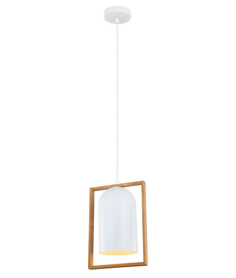 CLA SWING: Oblong Wood Frame Pendant Lights