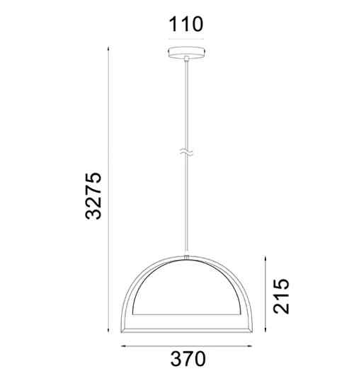 CLA SWING: Dome With Wood Frame Pendant Lights - Image 4