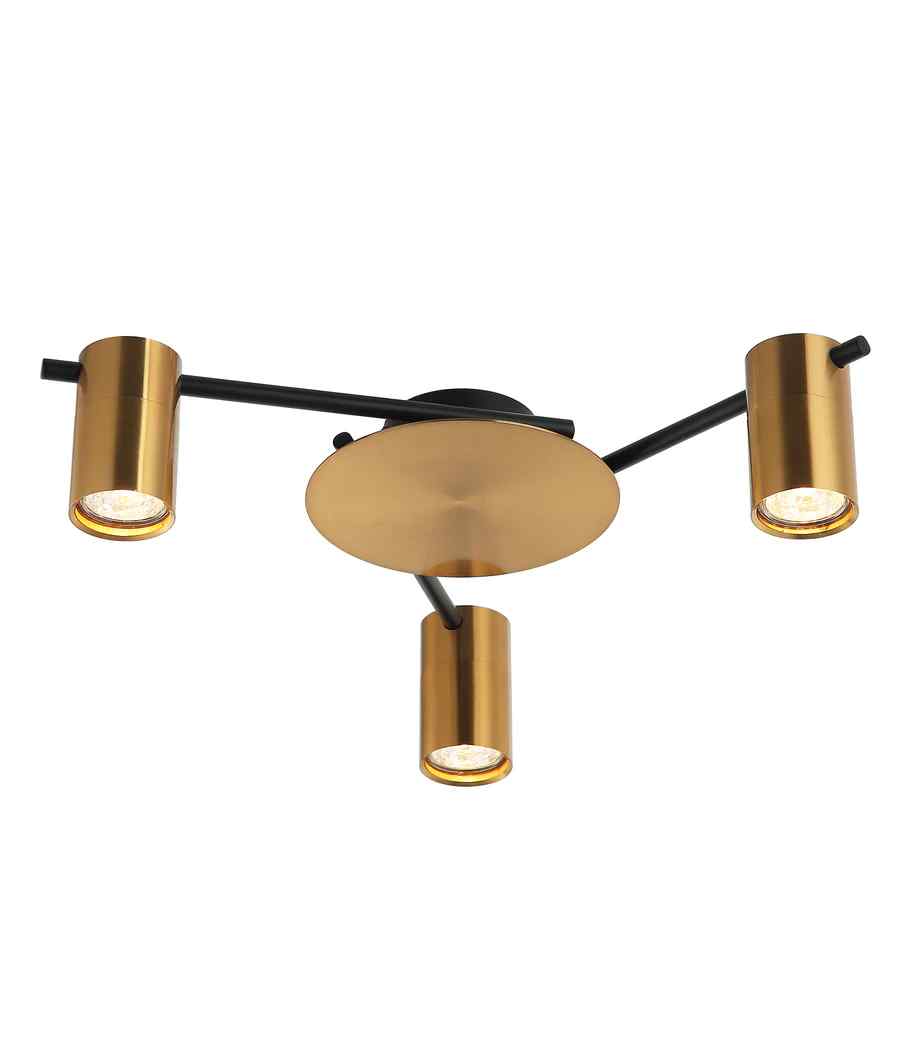 CLA TACHE: Interior Spot Ceiling Lights (with Adjustable Antique Brass Heads) IP20 - Image 4