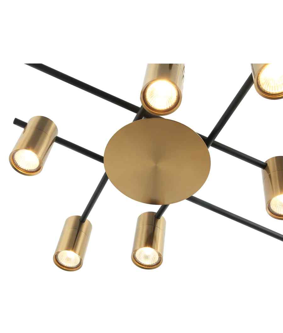 CLA TACHE: Interior Spot Ceiling Lights (with Adjustable Antique Brass Heads) IP20 - Image 5