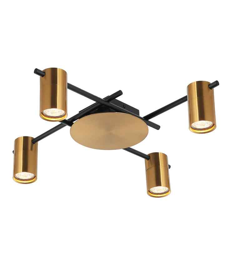 CLA TACHE: Interior Spot Ceiling Lights (with Adjustable Antique Brass Heads) IP20 - Image 6