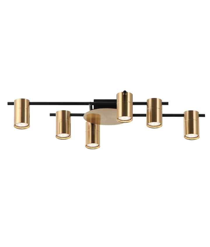 CLA TACHE: Interior Spot Ceiling Lights (with Adjustable Antique Brass Heads) IP20 - Image 7
