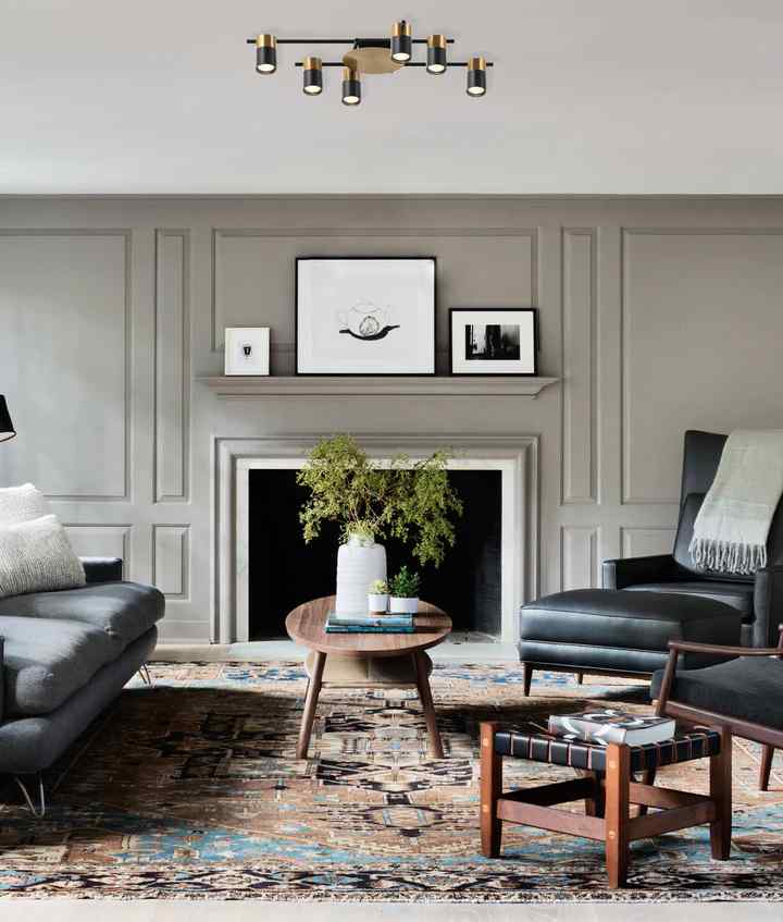 CLA TACHE: Interior Spot Ceiling Lights (with Adjustable Black & Antique Brass Heads) IP20 - Image 10