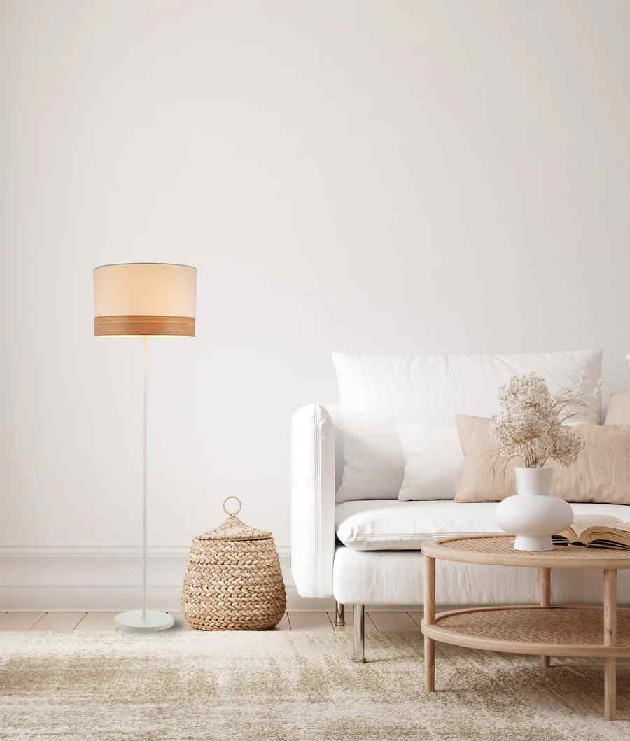 CLA TAMBURA: Scandinavian Large Round Drum Shape Floor Lamps - Image 3