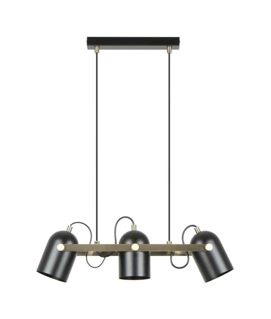 CLA TAZZA: Interior Ellipse Shade with Antique Brass Hardware Pendant Light