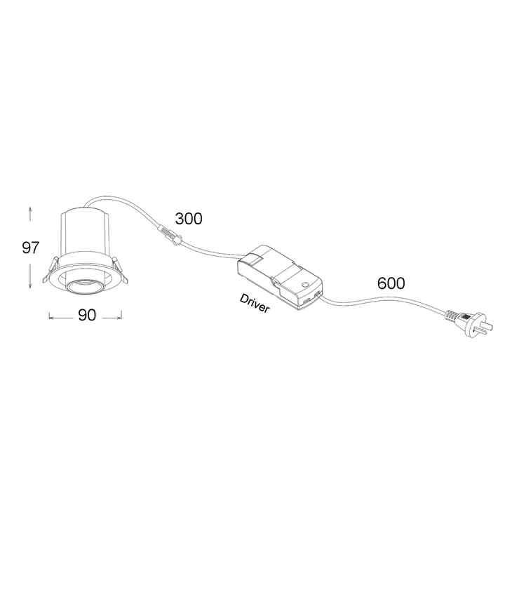 CLA TELE: LED Recessed Spot Downlight Retractable Dimmable Tri-CCT IP20 - Image 3