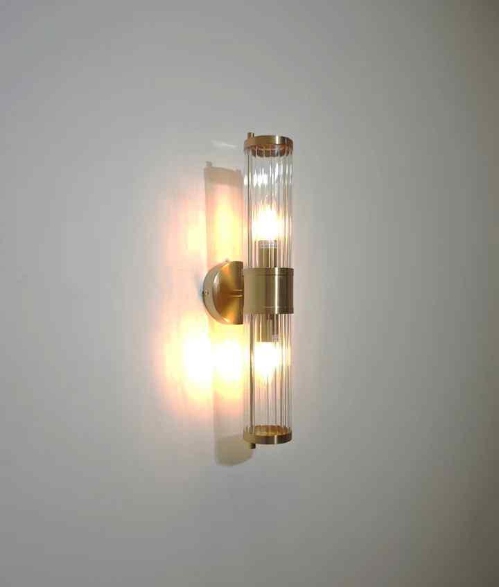 CLA TIEMPO: Interior Up/Down Tubular Clear Glass Wall Lights - Image 5
