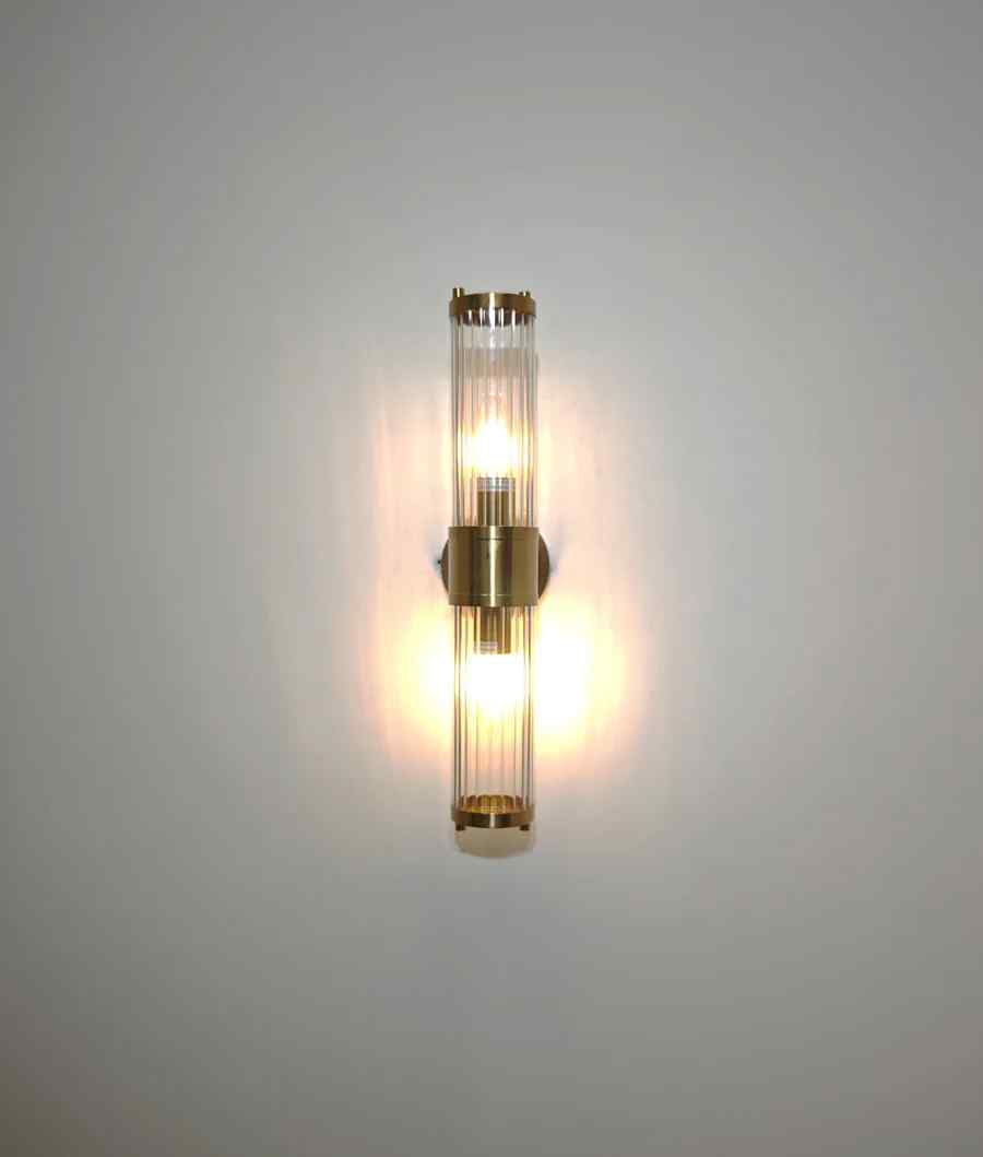 CLA TIEMPO: Interior Up/Down Tubular Clear Glass Wall Lights - Image 6