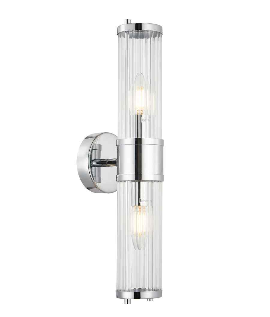 CLA TIEMPO: Interior Up/Down Tubular Clear Glass Wall Lights - Image 8