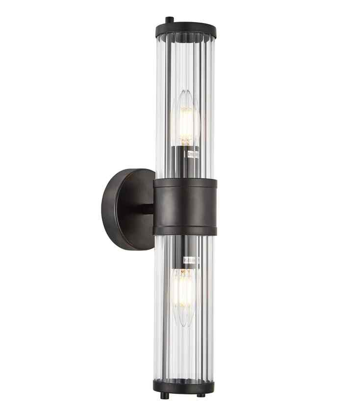 CLA TIEMPO: Interior Up/Down Tubular Clear Glass Wall Lights - Image 10