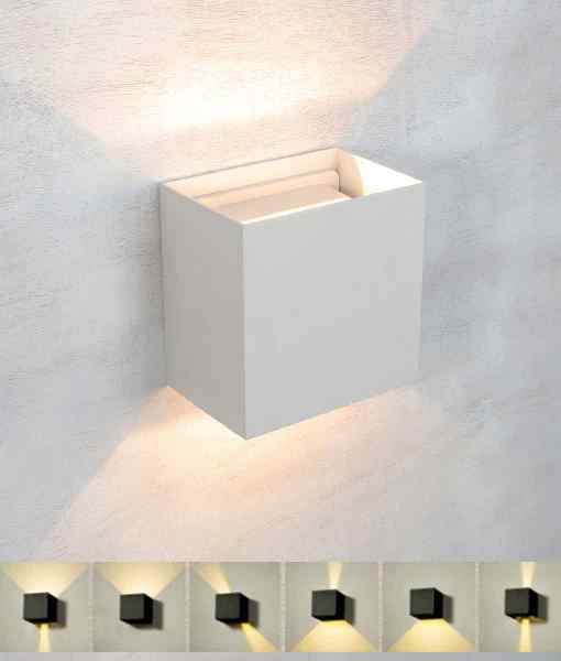 CLA TOCA: Exterior LED Surface Mounted Adjustable Lens Covers Up/Down Lights IP65 - Image 2