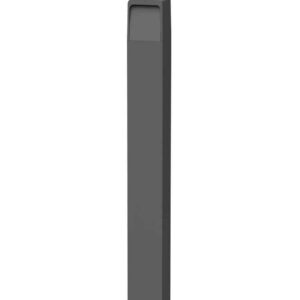 CLA TOREN: LED Tri-CCT Surface Mounted Dark Grey Bollard Light IP65