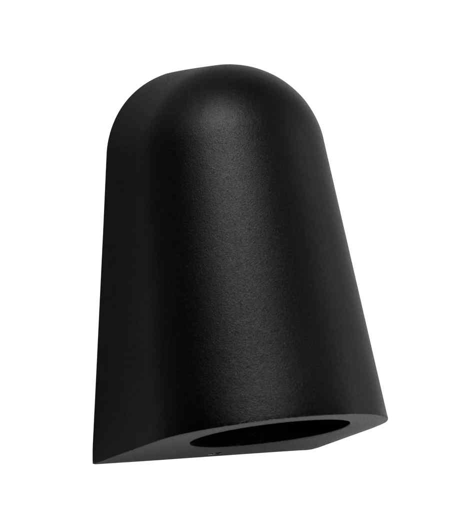 CLA TORQUE: Exterior GU10/MR16 Matte Black Surface Mounted Cone Wall Lights IP65 - Image 2
